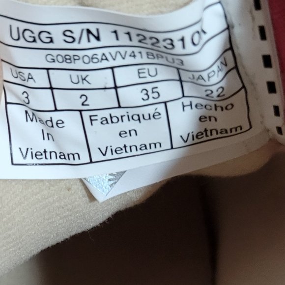 UGG Zilo Chromatic Pink Lenticular Sneakers - Girls Size 3 - Picture 7 of 8